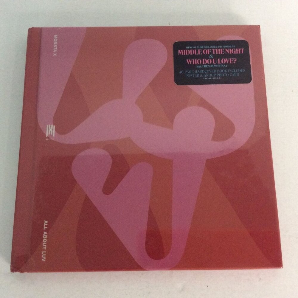 Monsta X All About Luv Casemade Book CD 2020 Version 1 Epic Records K-POP SEALED